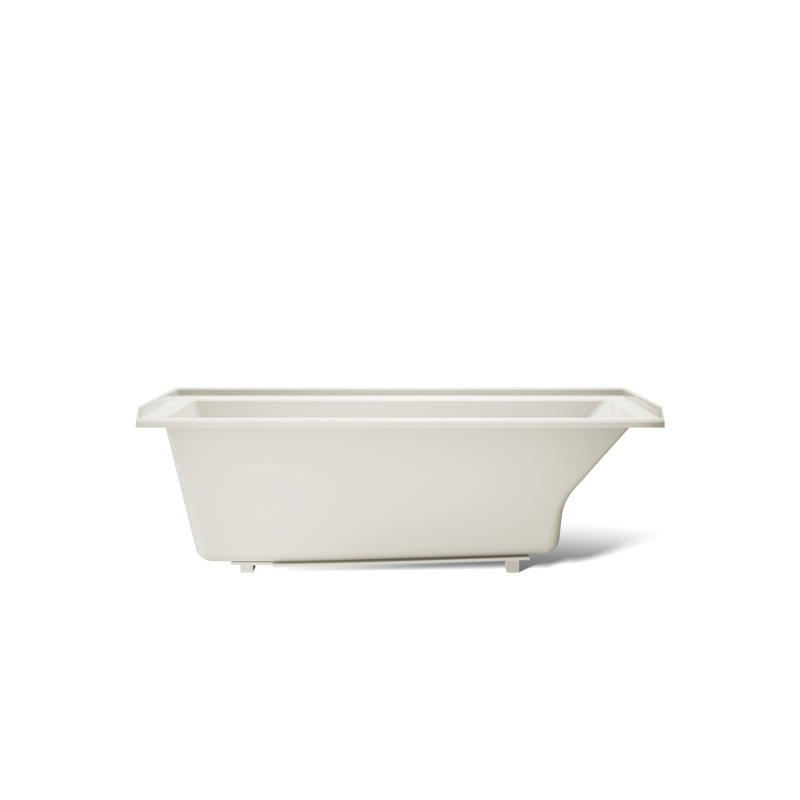 Underscore® 60" x 30" Soaking Bathtub, Biscuit, Left