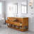 Tessa 72 In. Mango Wood Carrara White Marble Countertop Bath Vanity Faucet-1354622007