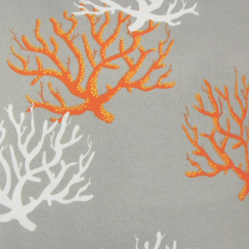 Calypso/Citrus Polyester Piece Sham, Euro, Citrus