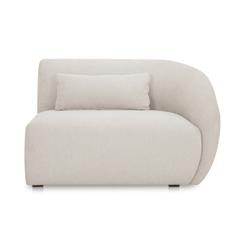 AMELIA RIGHT ARM FACING CHAIR WARM WHITE, Warm White