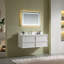 Armoire murale de salle de bain flottante de style médiéval avec évier 48 po