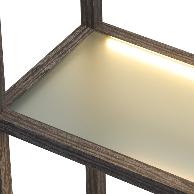 170cm Black LED Tray Table Floor Lamp