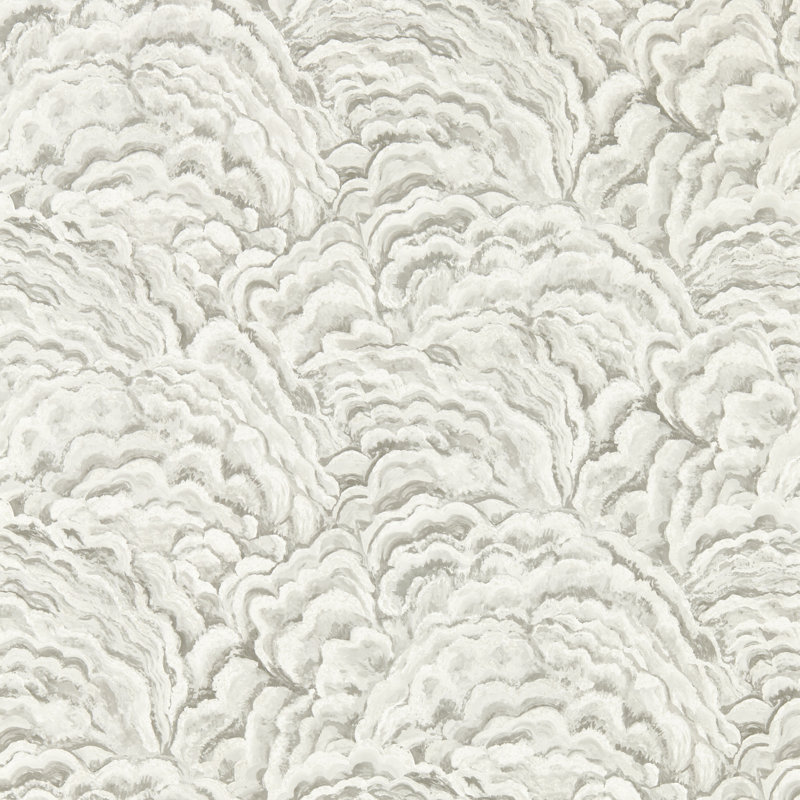 Exotica 10.05m x 52cm Metallic Wallpaper Roll, Cloud