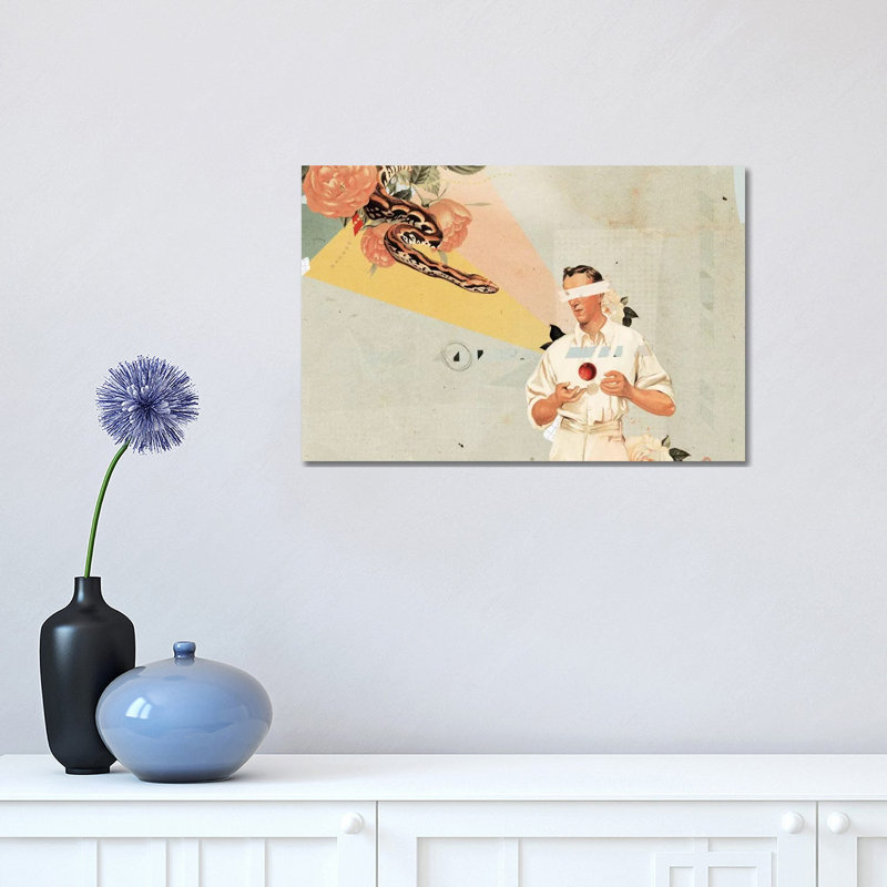 A 1 Piece Wrapped Canvas Wall Art, 30.48 cm H x 45.72 cm W