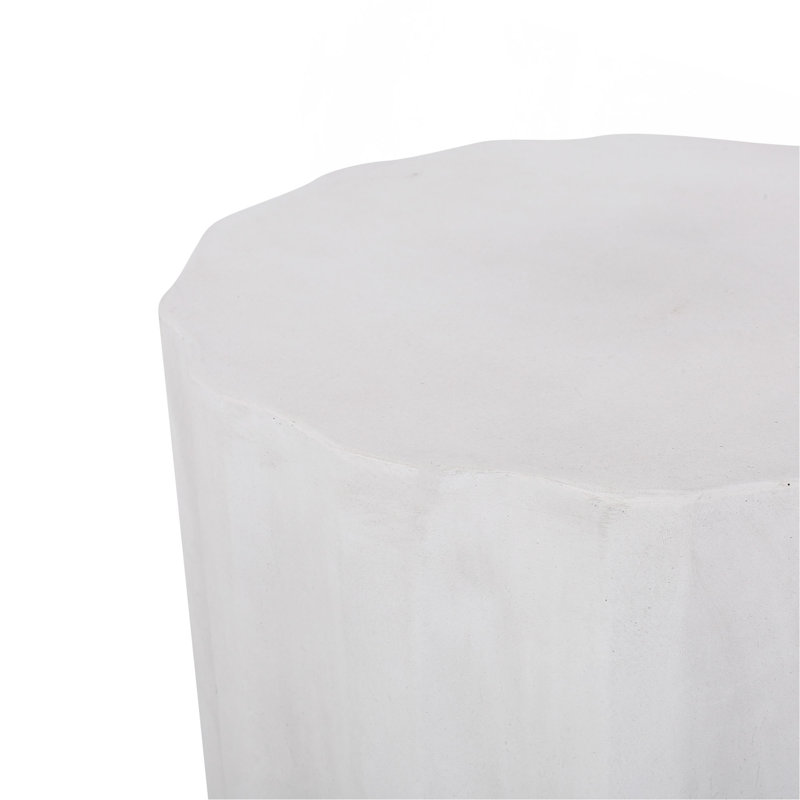 Table d'appoint d'extérieur en béton léger