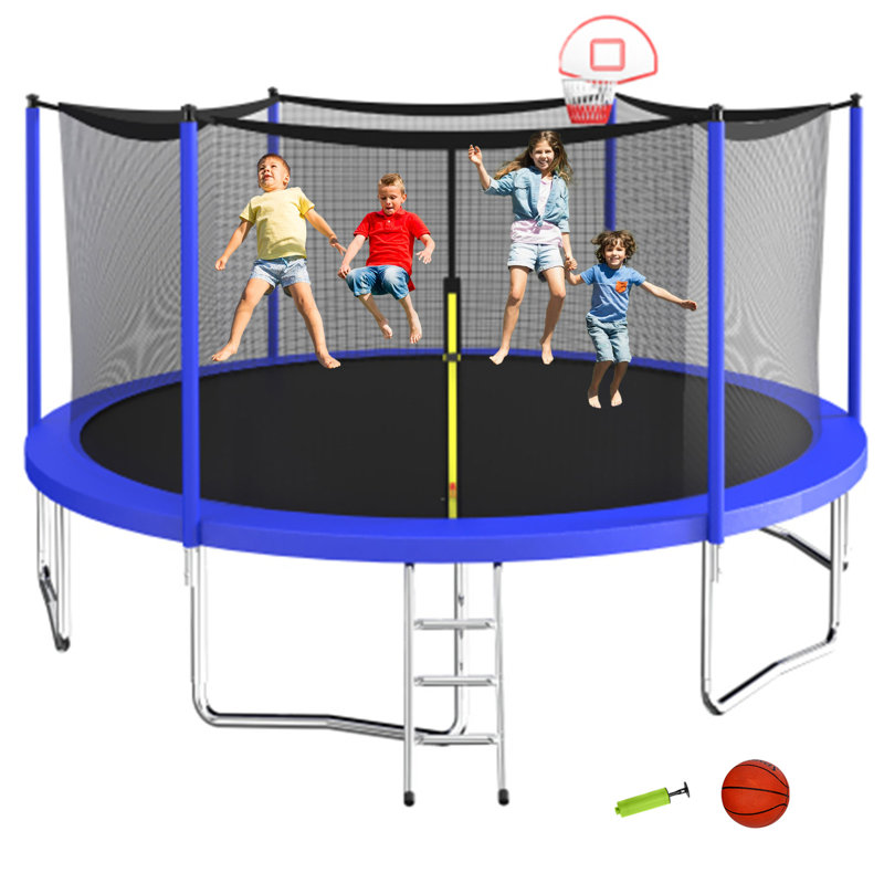 Trampoline Sapphome, Bleu et noir