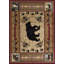 Tapis brun / rouge Southwestern-26909093