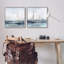 «Blue Sailing Ocean Scene», ensemble de 2 impressions sur toile encadrées et giclées par Nina Blue-1976737815-1976737814