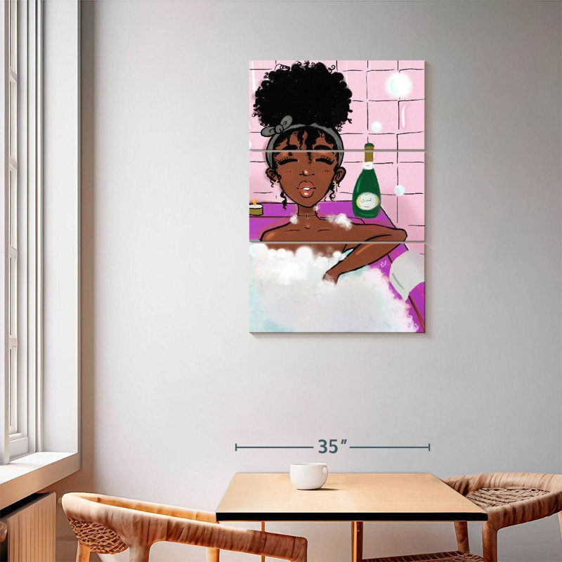 Leisha Just Relax, 57" H x 36" W