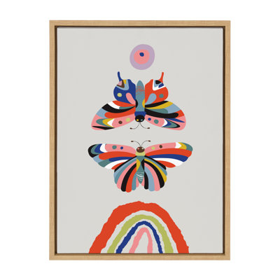 «Butterflies» par Rachel Lee 3 Birdies Studio, reproduction d'art sur toile encadrée