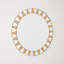 Sun Round Stainless Steel Beveled Mirror