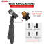 5 Core Universal Microphone Stand Height Adjustable 35 to 57" Round Base Floor Mic Holder Metal Build