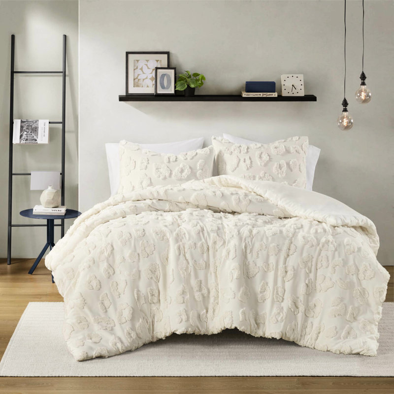 Édredon en chenille simple / simple TG, texture douce, envers en microfibre, textile avec rembourrage