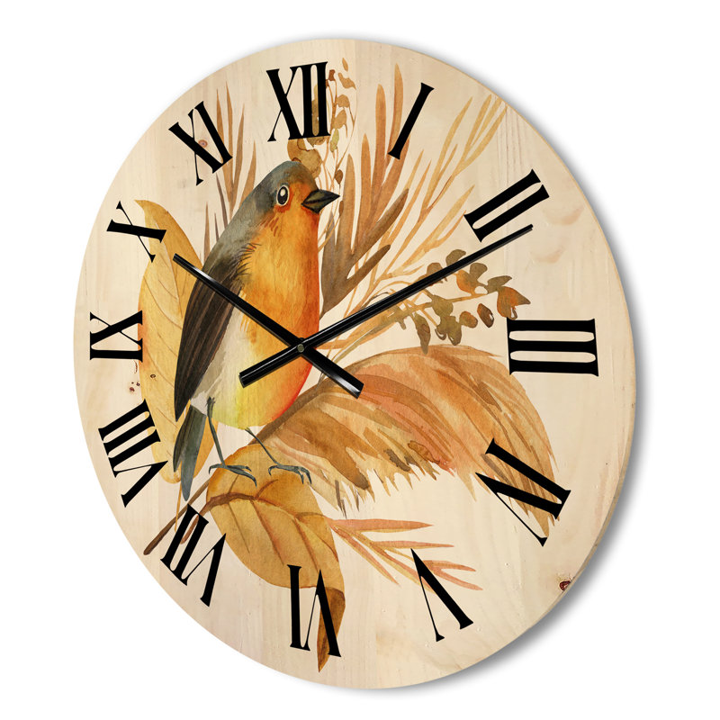 Horloge murale Robin, Moyen