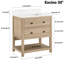 Meuble-lavabo simple 30 po avec comptoir en quartz de Carrare blanc, évier et dosseret, chêne clair, pré-assemblé Encino-561319806-561319779