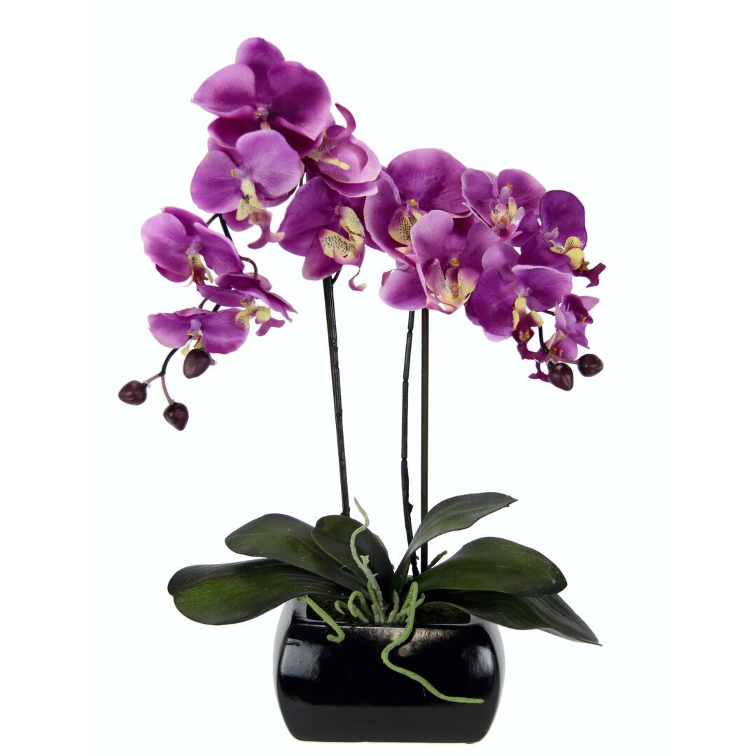 Kunstblume Orchidee im Topf