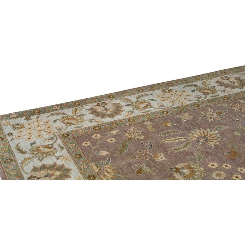 Wool Oriental Area Rug in Ivory