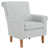 Light Blue Linen Blend Ikat