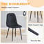Ensemble de chaises de salle à manger modernes et minimalistes - Stable et confortable.-1043245811-822463606