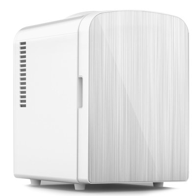 4L Personal Mini Fridge! Stainless Steel Door, 12V Ac/Dc, Freshen Skincare & Drinks