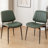 Orise Modern Upholstered Dining Chairs With Walnut Bentwood-1634795797