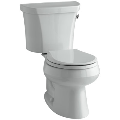 Wellworth® Two-Piece Round-Front 1.6 GPF Toilet with Class Five Flush Technology, Right-Hand Trip Lever and Tank Cover Locks