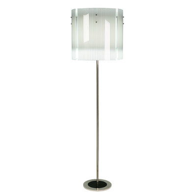 Accringt 170cm Polished Chrome Plated Traditional Floor Lamp