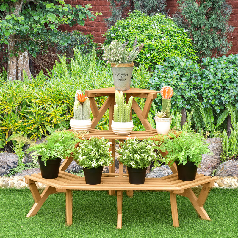 Bridenthal Wood Plant Stand