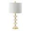Lampe de table moderne en marbre 13 x 13 x 26 pouces pour le décor de la chambre à coucher