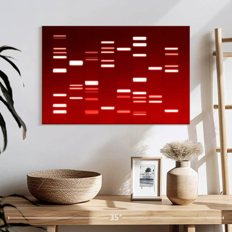Keiri DNA Red, 16" H x 24" W