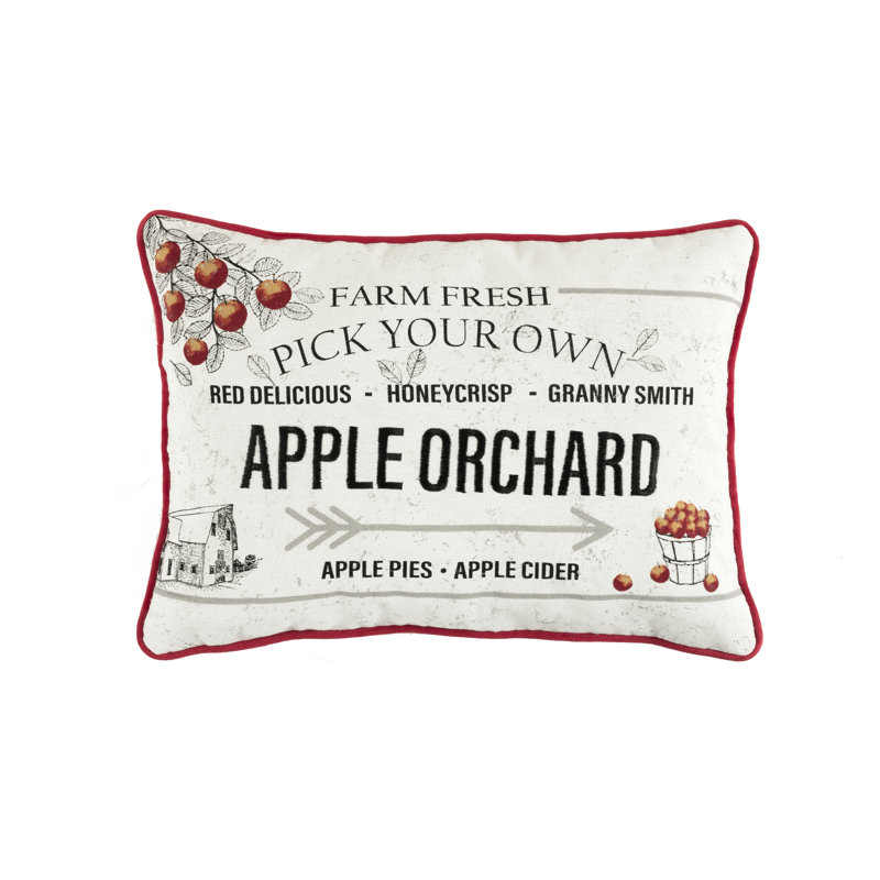  Apple Orchard Feathers Rectangular Lumbar
