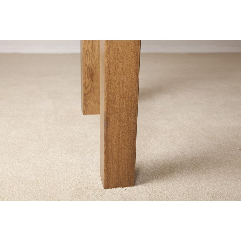 Oak Oval Solid Wood Dining Table