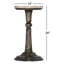 La Grange Stone End Table