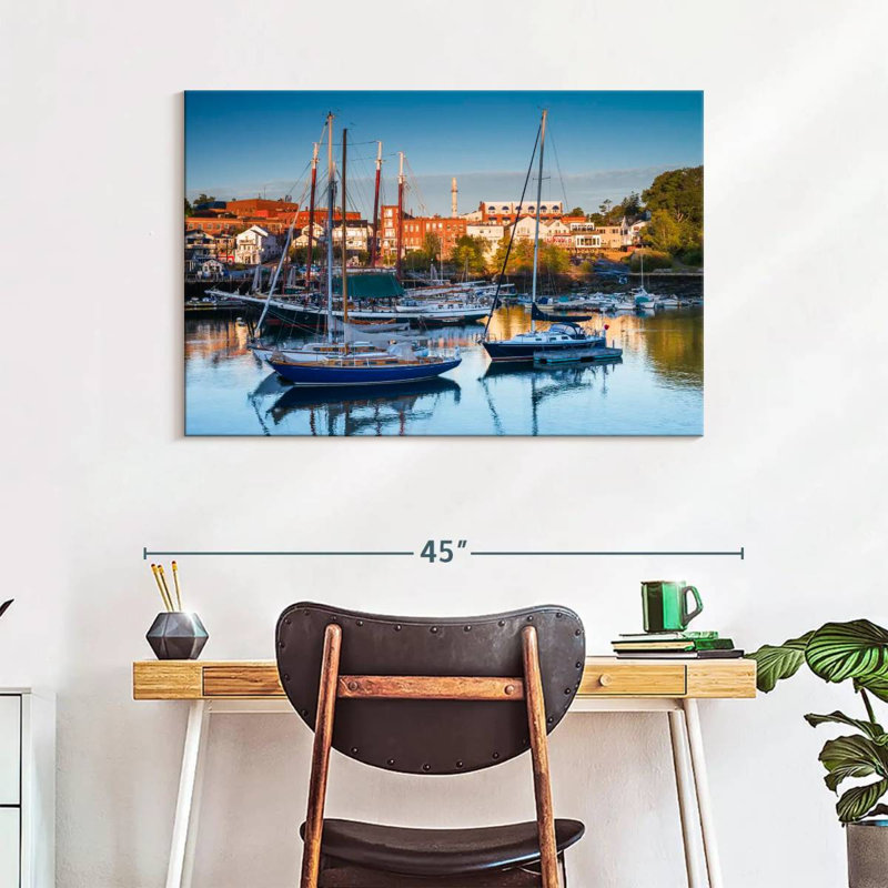 Nicci Camden Harbor, Maine, H 26 po x l 39 po