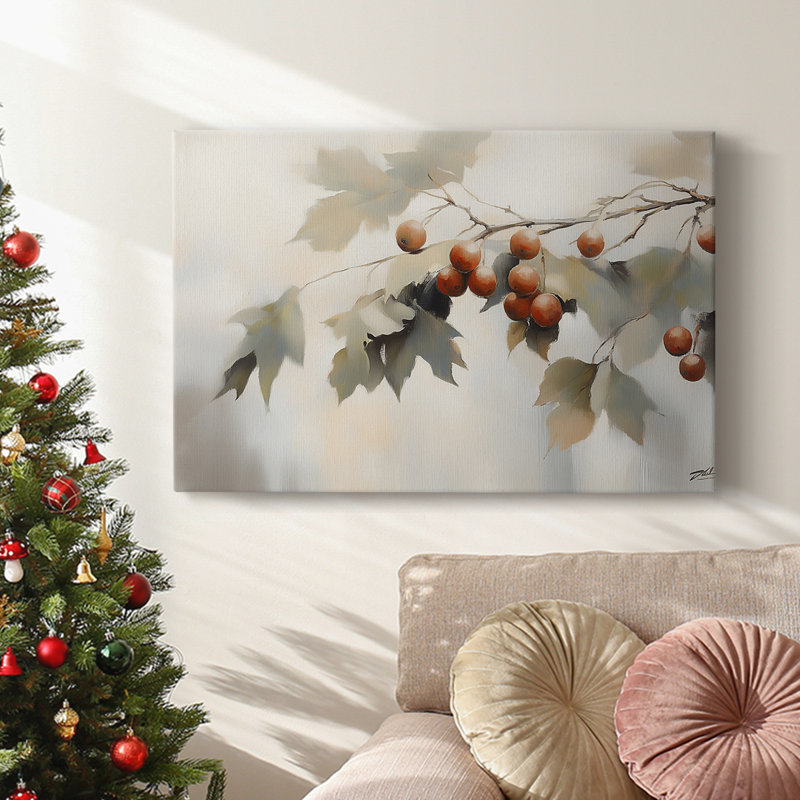 Art des Fêtes de Noël - Toile tendue avec châssis - Série 3-LV III, H 12 po x l 18 po