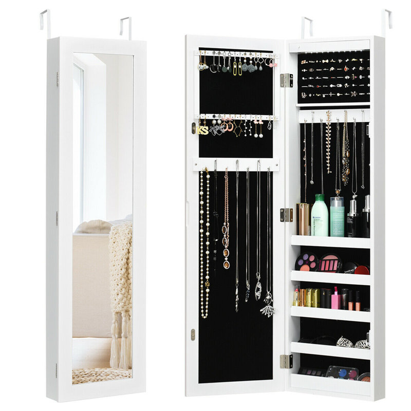 12'' Wide Over-the-Door Jewelry Armoire