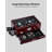 Watch Box 12 Slot Watch Cases For Men With Large Lid Jewellery Box With Watch Storage 2-Tier Paint Surface Watch Holder Organizer