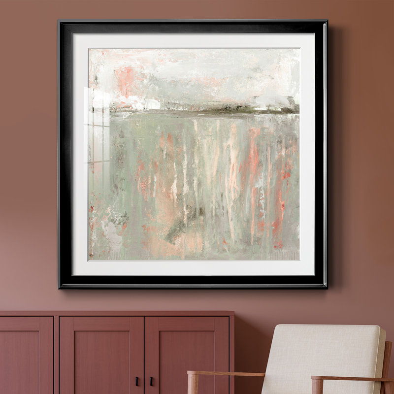 Récolte de dindes - peinture encadrée, Cadre noir, H 26,5 po x l 26,5 po x P 1,5 po