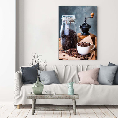 Coffee Grinder - Wrapped Canvas Print