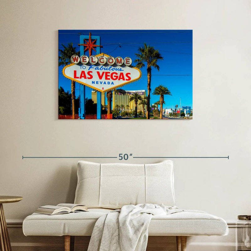 Ravi Las Vegas Welcome, 26" H x 39" W