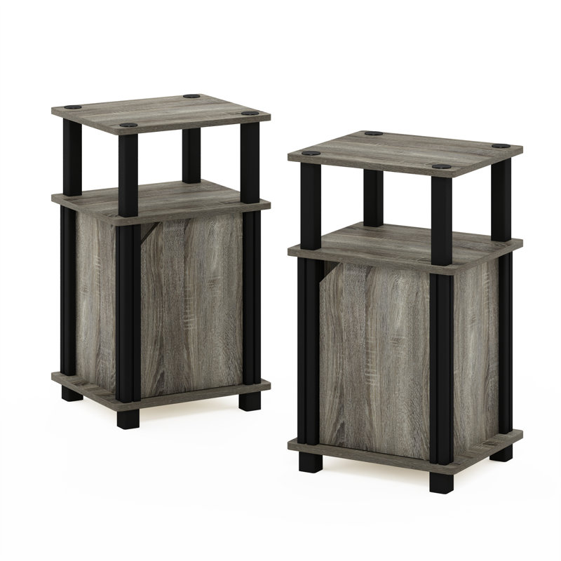 Dontaz Side Table Set, French Oak