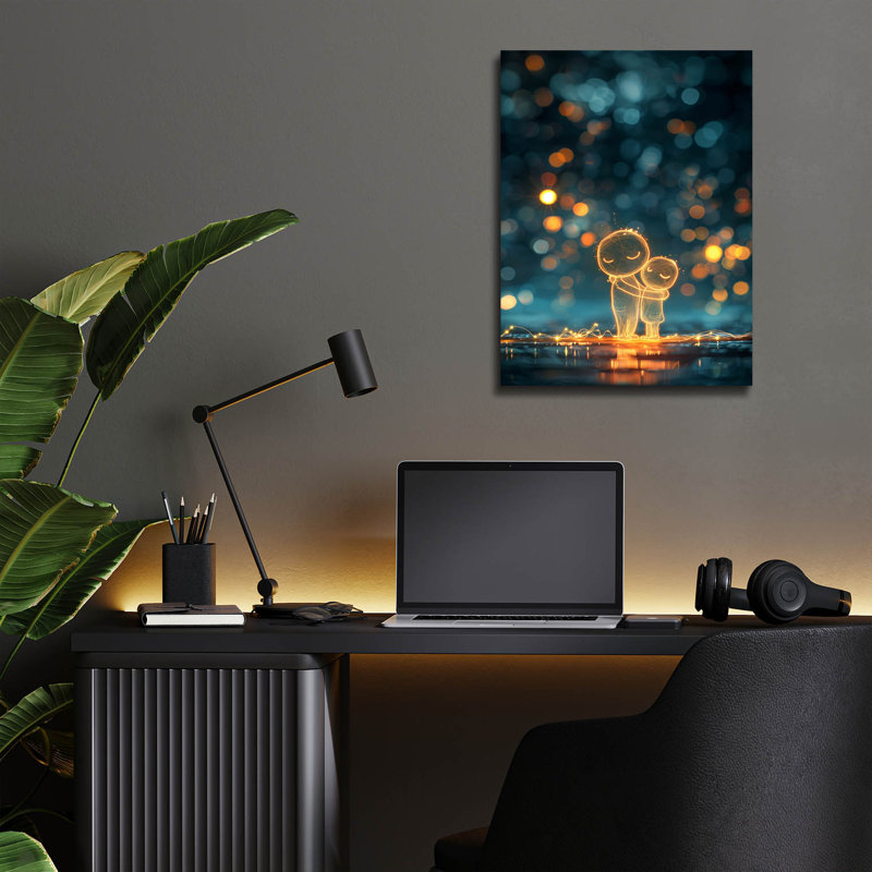 Art mural en verre Ebern Designs «I'm Désolé» par r3darch0n, 16 po x 24 po, H 16 po x l 12 po x P 0,13 po