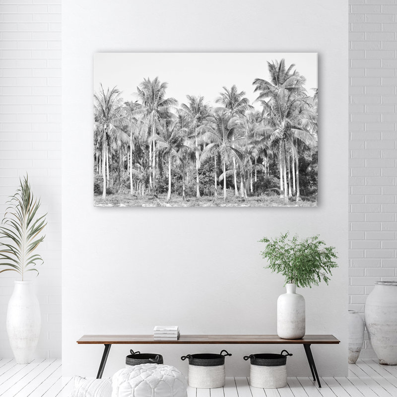 Palm Trees In The Jungle - Wrapped Canvas Print, 70cm H x 100cm W