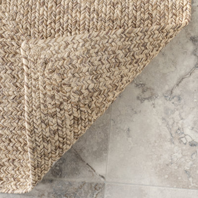Owensby Braided Tan Indoor/Outdoor Rug