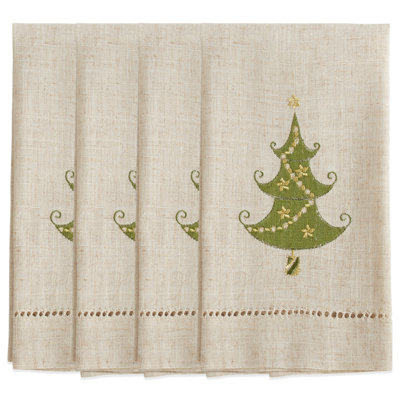 Embroidered Tea Towel Kitchen Towel