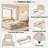 Upholstered Daybed With Classic Stripe Shaped Headboard-1956838040