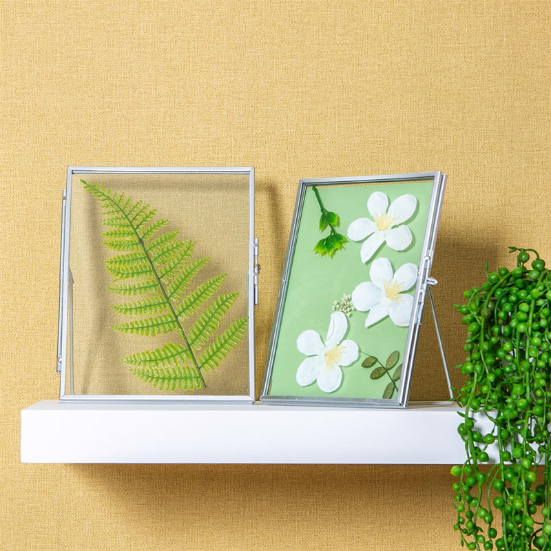 Nicola Spring - Standing Metal Picture Photo Frame, Silver, 21cm x 16cm, 2
