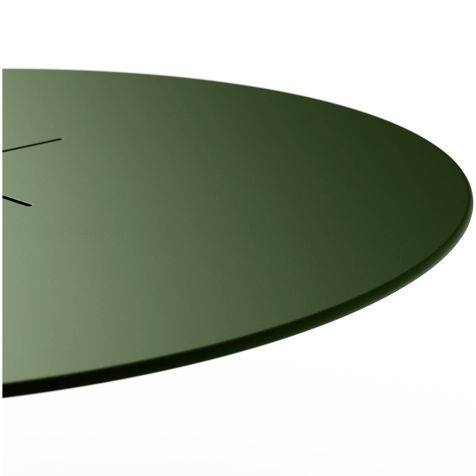 X 48'' Aluminum Outdoor Dining Table, Olive
