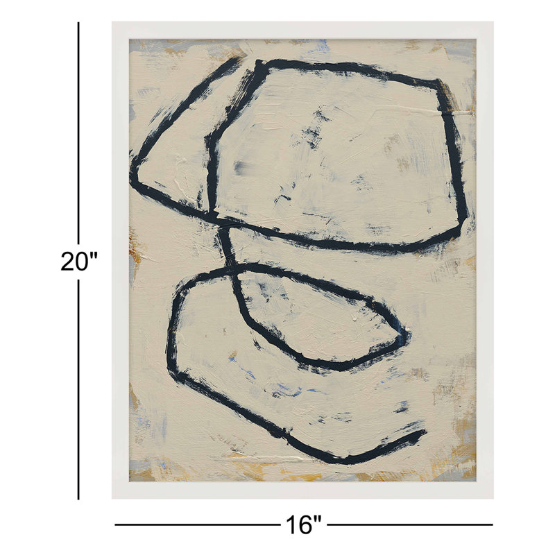 Twisted 4 Print by Jacques Pilon, 20" H x 16" W x 1.25" D, White Framed Paper