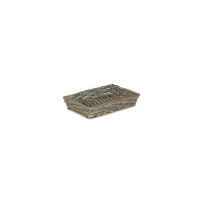 Farmingville Wicker Tray Basket
